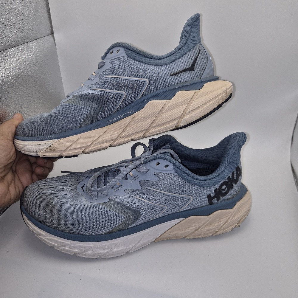 Hoka One One Arahi 5 Blue Running Shoes Stability Road Trainers Women's 8.5 - Picture 3 of 8